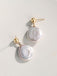 Baroque pearl earrings