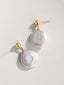 Baroque pearl earrings