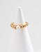 S925 silver simple natural pearl ring